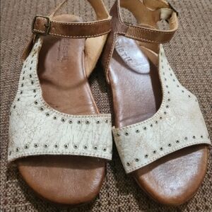 Bed Stu Tan Leather Women's Shoes